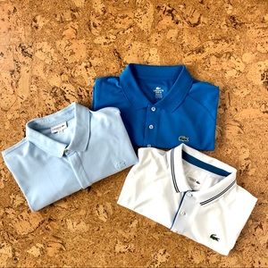 Set of Three (3) Lacoste Polo Shirts, XXXL / 8